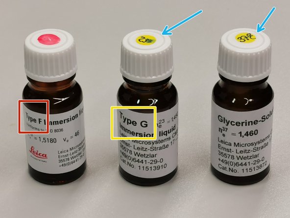 Remove your sample and toggle within the software to the objective of choice.