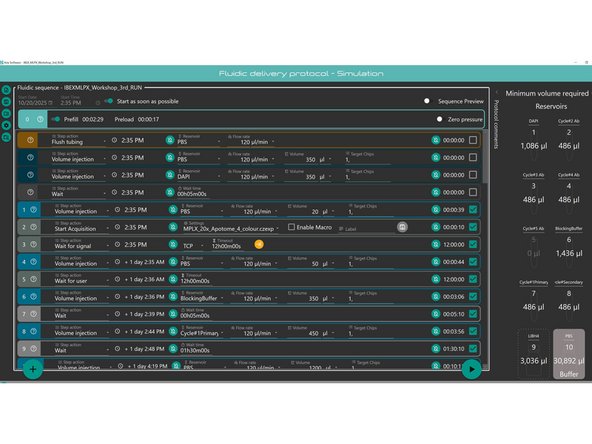 1. Setup Aria Protocol for Multiplexing Protocol of Choice- with your Reagents.