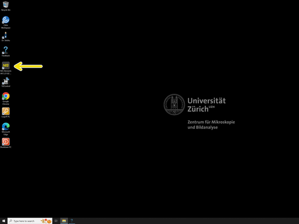 Star the NIS-Elements SW