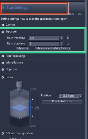 Double click on "Scan Settings"