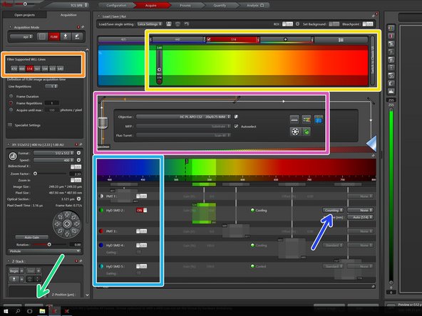 Select an appropriate excitation laser wavelength.