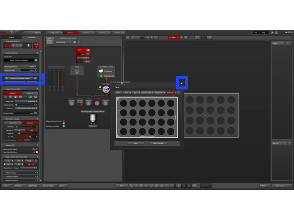 Close the pop-up window, then click Detect and Overview Sample.