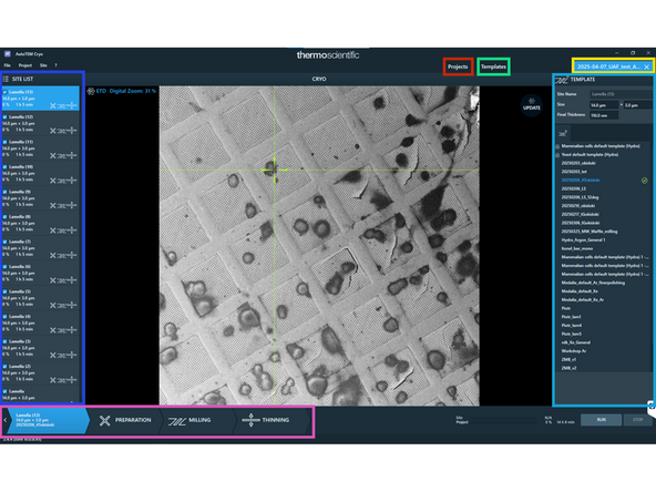 Top bar: Project overview