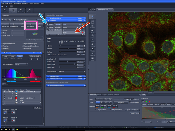 Select another "Track" in the "Channels" box to adjust those settings. Repeat for all available "Tracks".