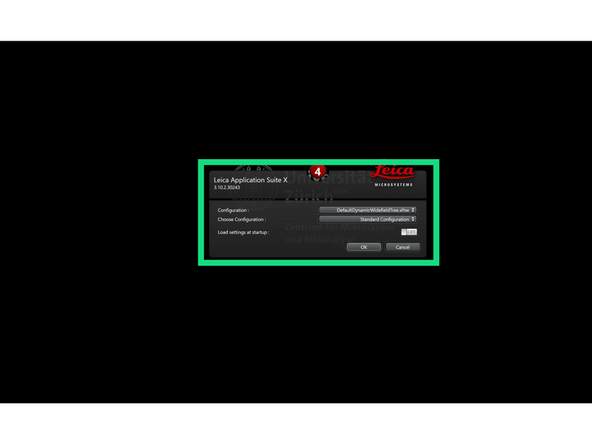 In the pop-up window, keep the default settings: DefaultDynamicWidefieldTree.xlhw and Standard Configuration.