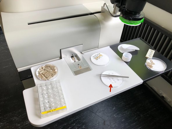 Check if the 200 µm spacer rings are completely flat otherwise replace them.