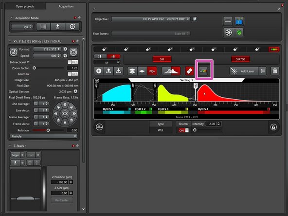 Click the &quot;Open Dye Assistant&quot; button.