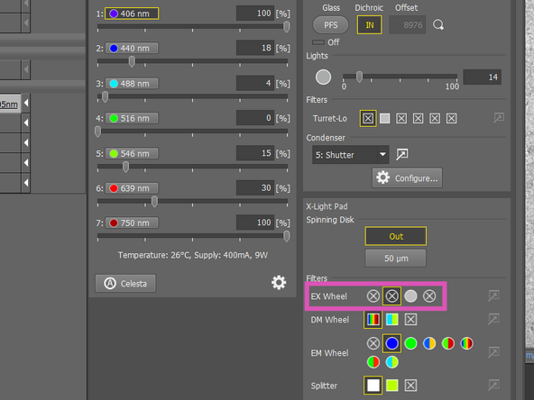 Select an empty Filter.