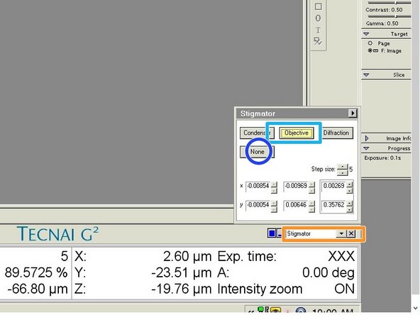 Choose &quot;Stigmator&quot; in the menu in TUI.