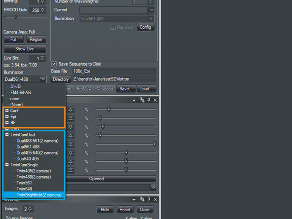 The TwinCam module allows for fast and sensitive simultaneous acquisition of two-color (live) samples.