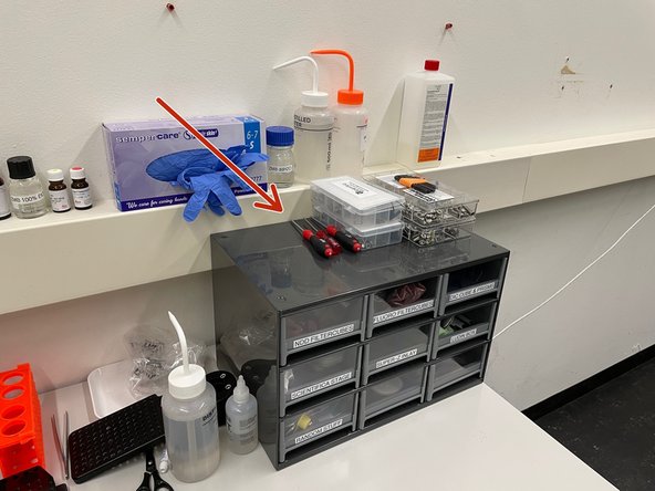 Locate a suitable srewdriver (M3).