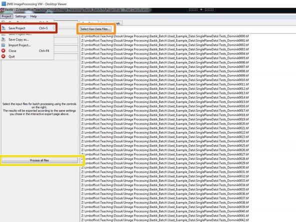 Be sure to save your project at this point.