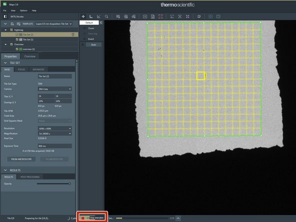 Stop the Maps Job, if it is still running.