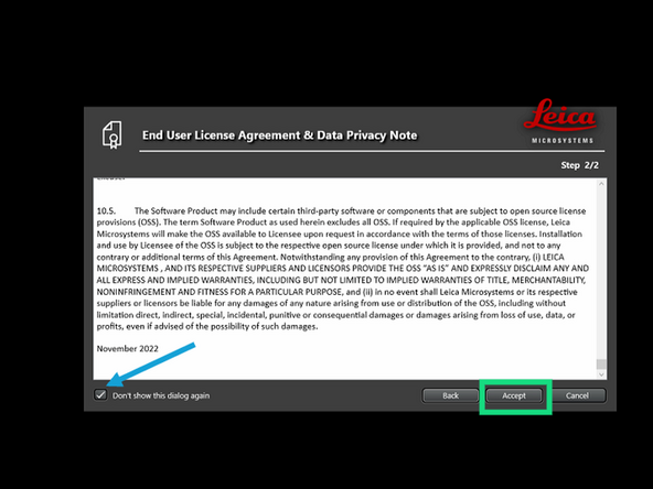 checkmark here to save setting