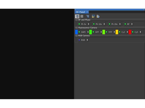 To be more colorful, you can rightclick anywhere on the OC panel and click on Show Channel Color