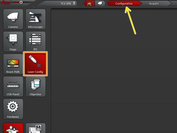 Go to &quot;Configuration&quot;.