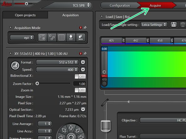 Switch &quot;ON&quot; the lasers you will need.