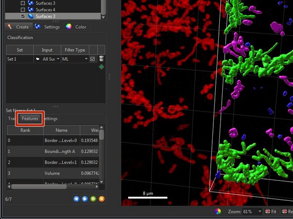 In &quot;Features&quot; you can explore the relevant features the classifier uses for the current prediction.