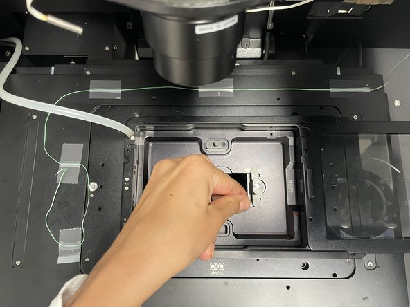 Take out the stage insert