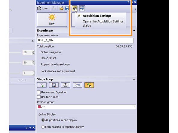 Under the Experiment Manager window you can redefine how you'd like to name your images.