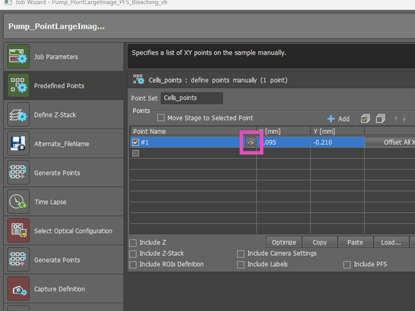 Select &quot;Replenish during Acquisition&quot; and &quot;HWAF_ReadingOffset&quot;