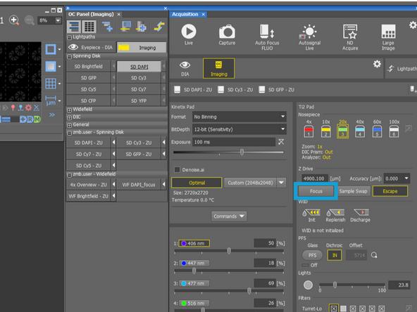 Initialize water dispenser - this will take few minutes, as the tubes has to be filled with water