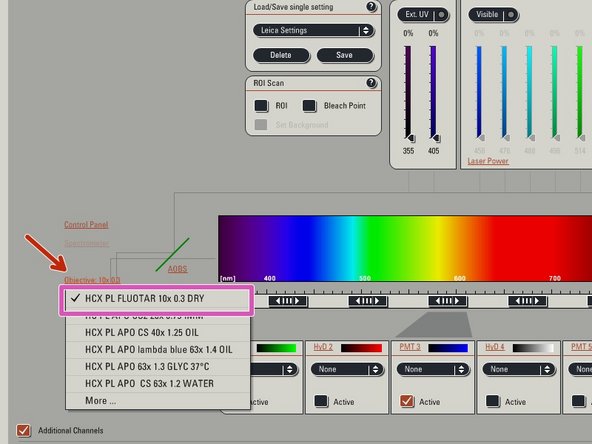 This is a mandatory step as it avoids possible collision of the objectives and stage during exchange of inserts and/or samples.