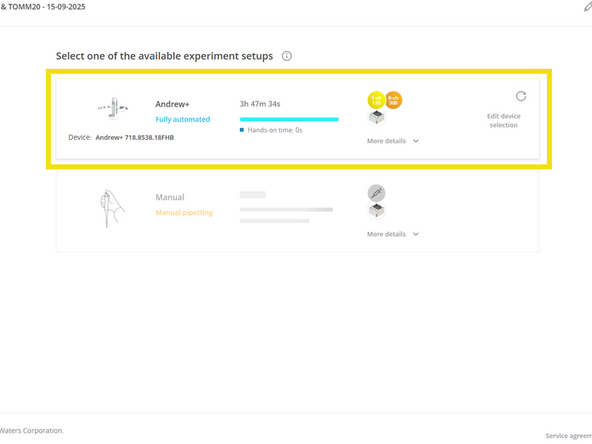 Press Execute to proceed