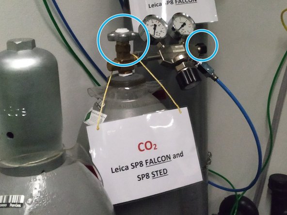 37°C and 5% CO2  are set as a standard. If you have changed it during your experiment, please set it back to the standard values.