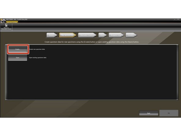 You must create a new file or open an existing one.