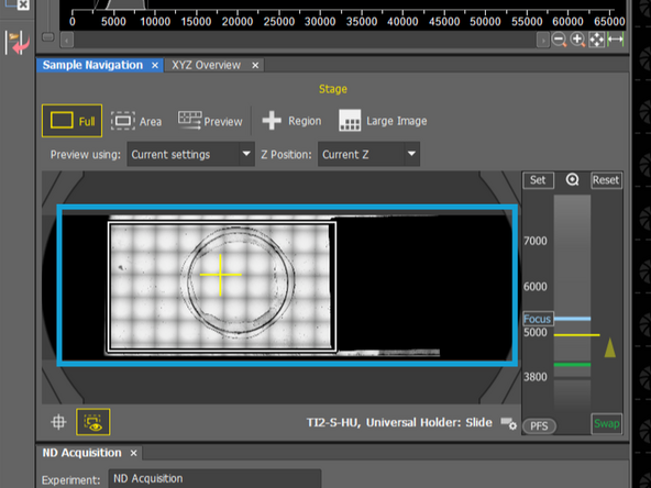 For '4-slide holder' choose Unknown holder Full area. For 1-slide or dish use TI-2-SU Universal Holder. For well Plate use the Ti2-S-HW