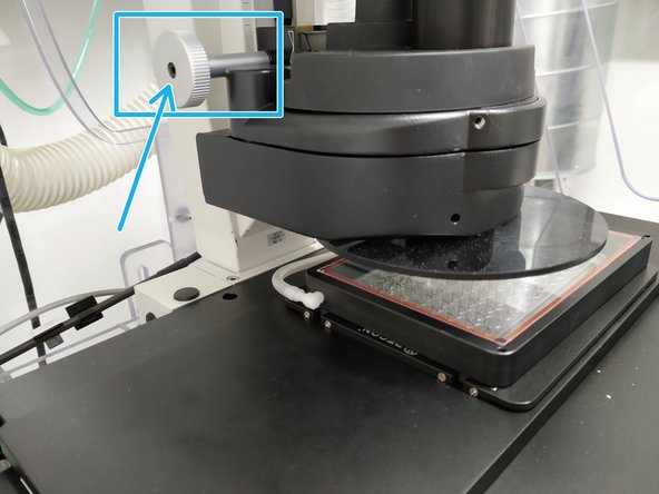 Place the frame on top of the stage.