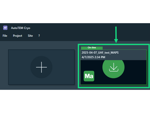 AutoTEM recognizes the currently on-line (open) Maps project and offers to import it and create a AutoTEM project from that.