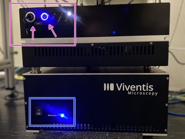 Shutter controller should be turned on, and the knobs should be in the same configuration as in the image.
