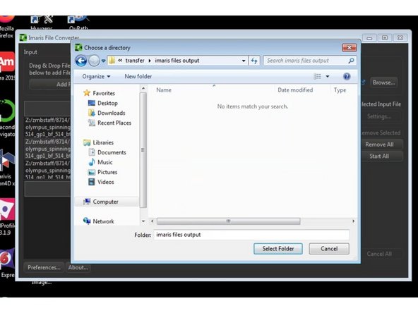 Click &quot;Specific Folder:&quot;.