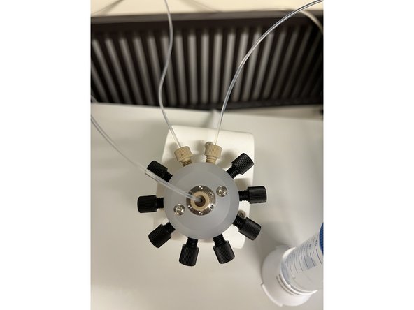 Attach any new tubing with the threaded end into the M-switch.