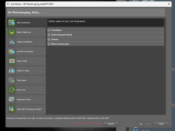 Select, if you want to do: