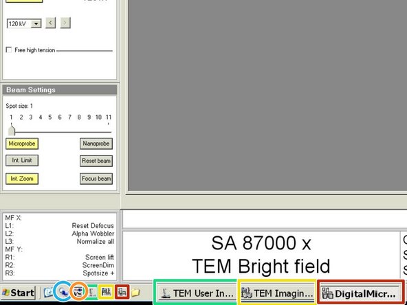 Make sure the following softwares are running: