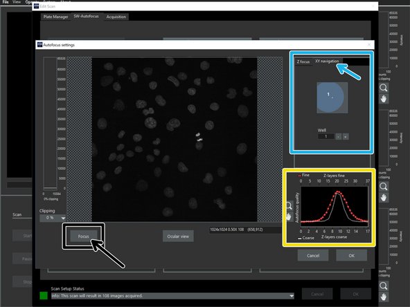 Define the &quot;Illumination&quot; Channel for the autofocus.