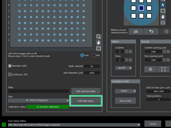 Select &quot;Edit plate types&quot;.