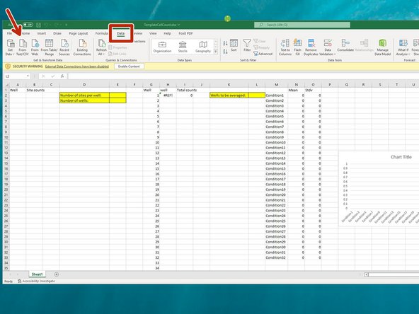 We can provide you with a basic analysis template for Excel.