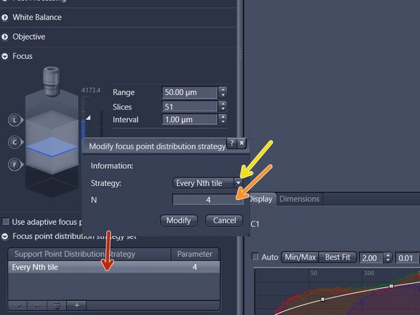 The default settings work normally fine for  standard tissue samples with a medium size