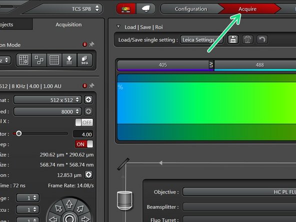 Switch &quot;ON&quot; the lasers you will need.