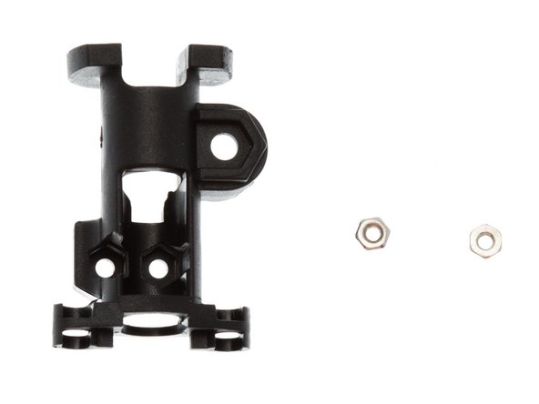 Locate 2x M2 nuts.  Flip Auto Probe Body over to expose the 2 hexagonal indentation for the nuts, and insert them, as shown on the right.