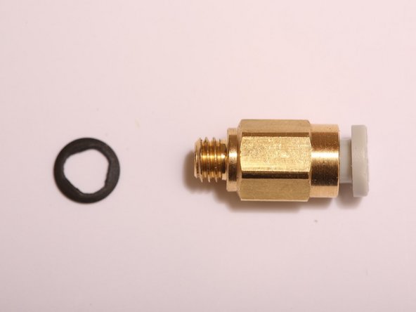 Remove washer from push fit connector