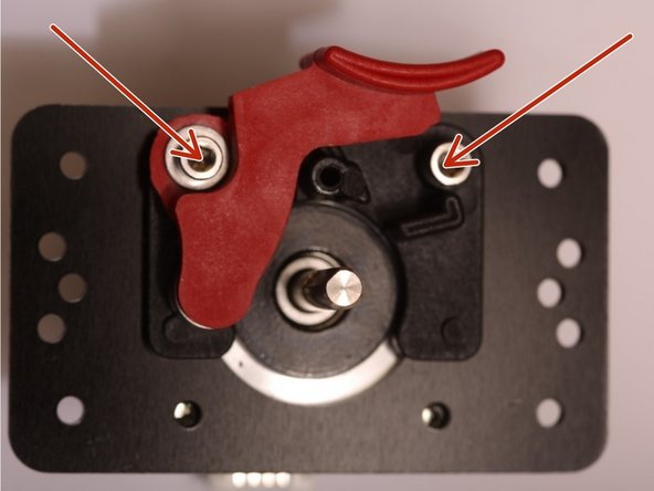 Place the EzStruder Upper parts on as shown