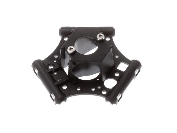 Thread 2x M3 x 18mm SHCS through the top of the end effector, and secure with M3 nuts, threading the screw 3-4 turns past the nut to ensure that it will not fall out accidentally.