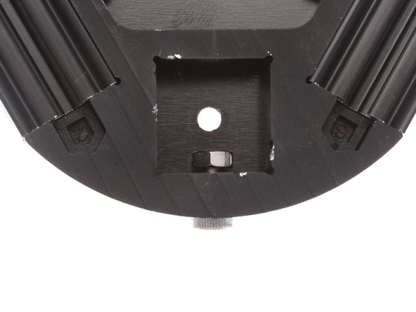 Insert an M3 8mm SHC screw into each of the corner vertexes, while loosely tightening an M3 Nut on the inside.