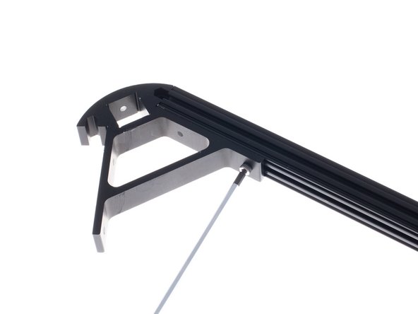 Secure with 2x M3 x 8mm SHCS on each OpenBeam extrusion, 6 sides total, using the included ball-head 2.5mm hex driver.