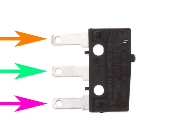 Microswitches are used to indicate the machine's &quot;home&quot; position.